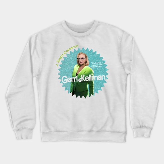 Gerri Kellman Barbie HBO Greta Gerwig Crewneck Sweatshirt by matildailda